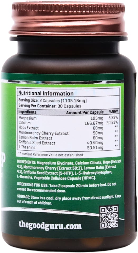 The Good Guru Vegan Good Sleep 30 Capsules - 2