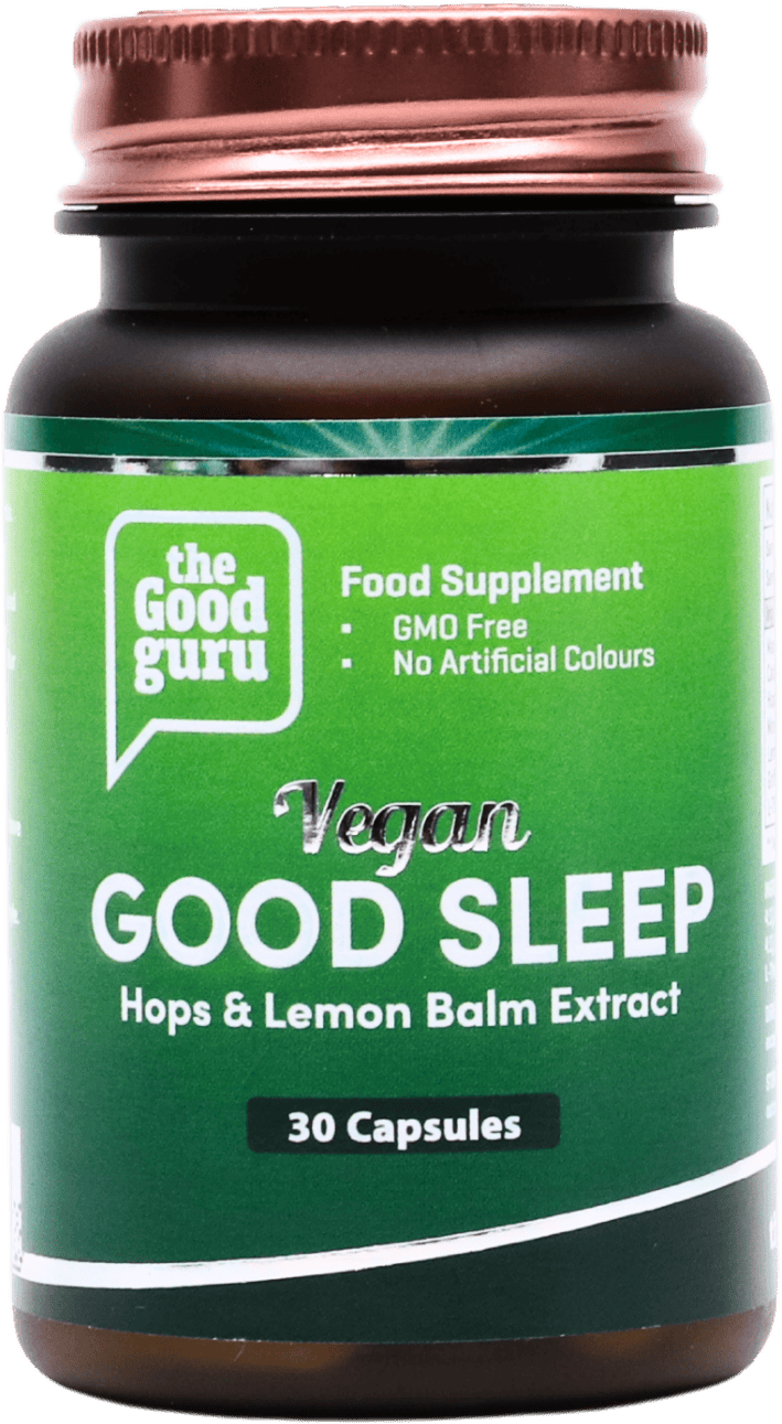 The Good Guru Vegan Good Sleep Hops & Lemon Balm Extract 30 Capsules