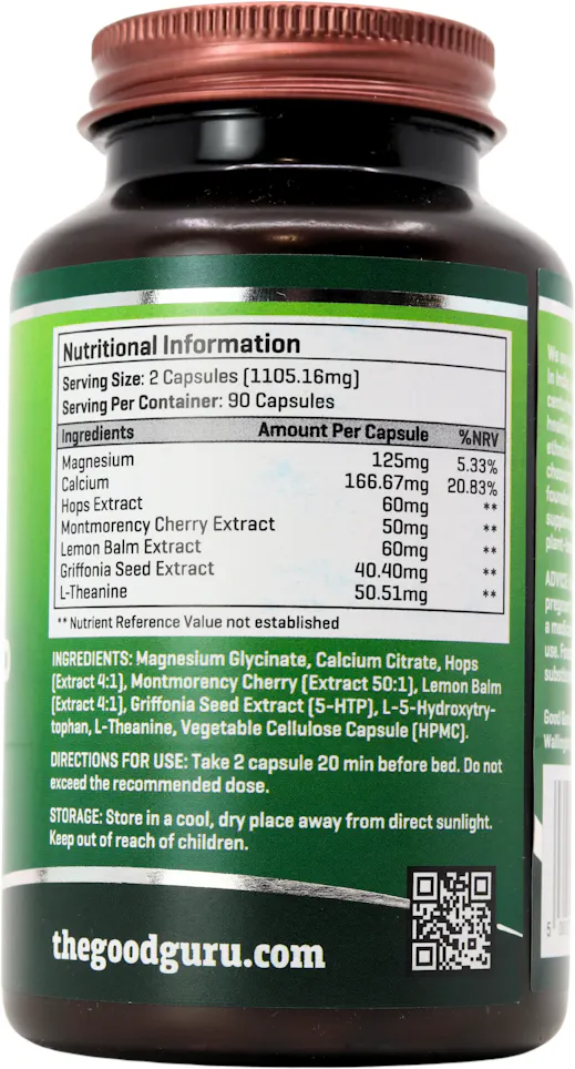 The Good Guru Vegan Good Sleep 90 Capsules - 2