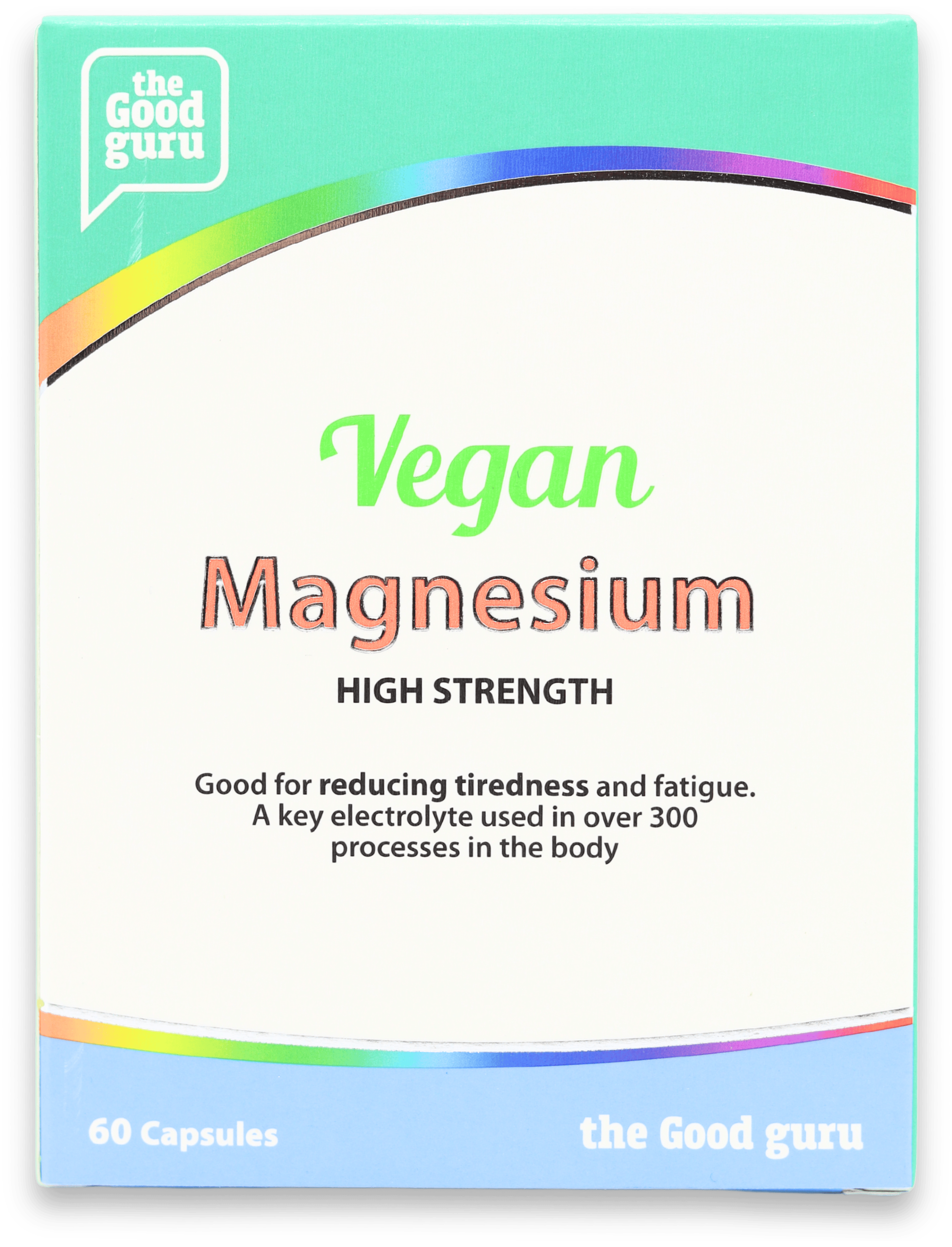The Good Guru Vegan Magnesium High Strength 60 Capsules