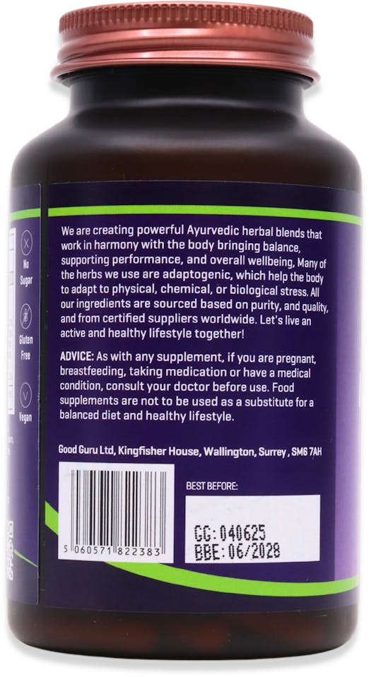 The Good Guru Magnesium Glycinate, Calcium, Zinc, Vitamin D3 Supplement 90 Capsules - 3