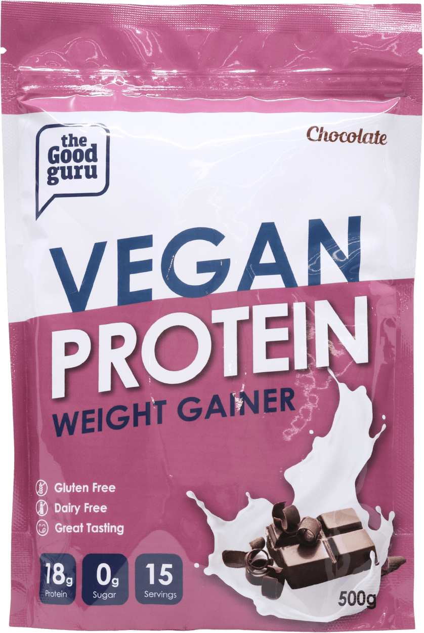 The Good Guru Vegan Weight Gainer Protein Chocolate 500g