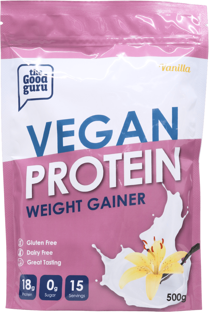 The Good Guru Vegan Weight Gainer Protein Vanilla 500g