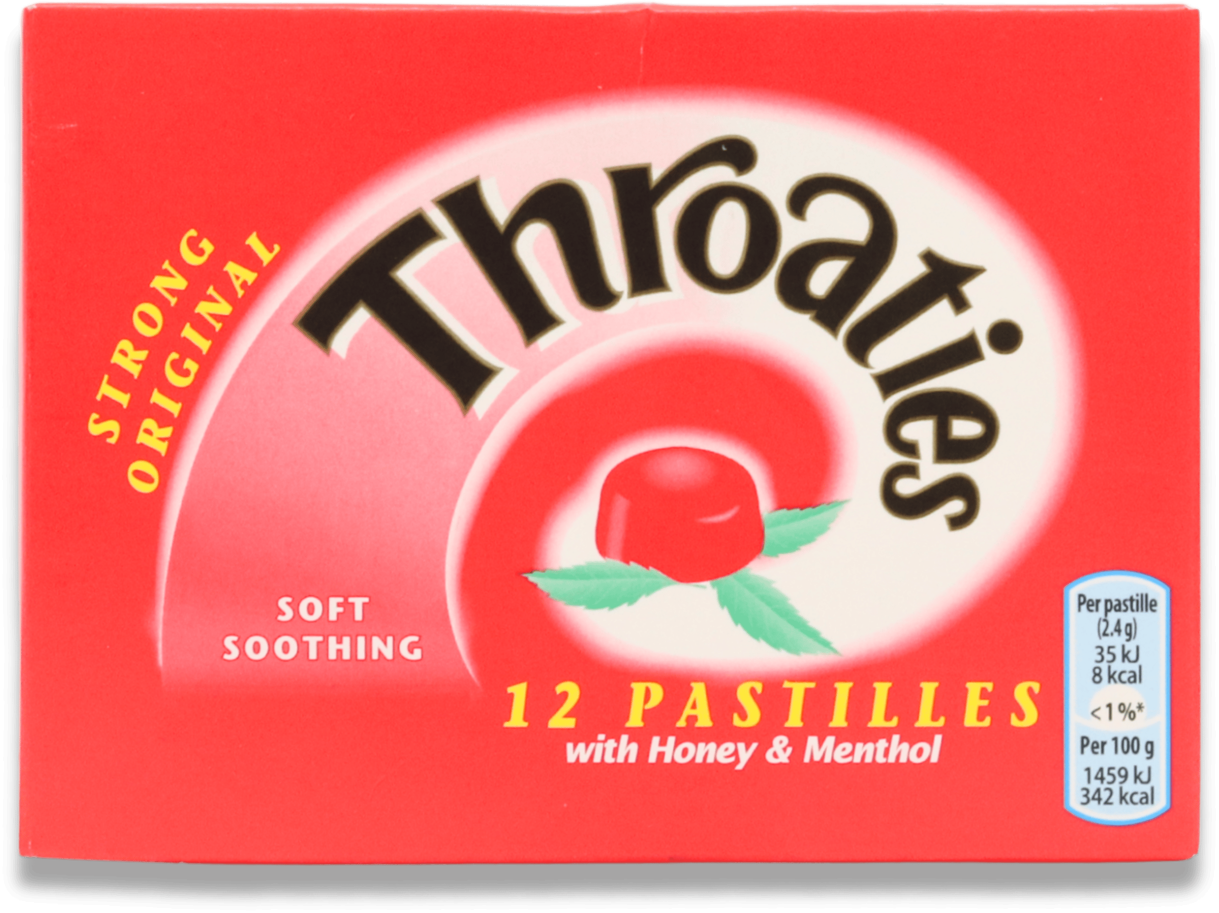 Throaties Strong Original Pastilles 12 Pack