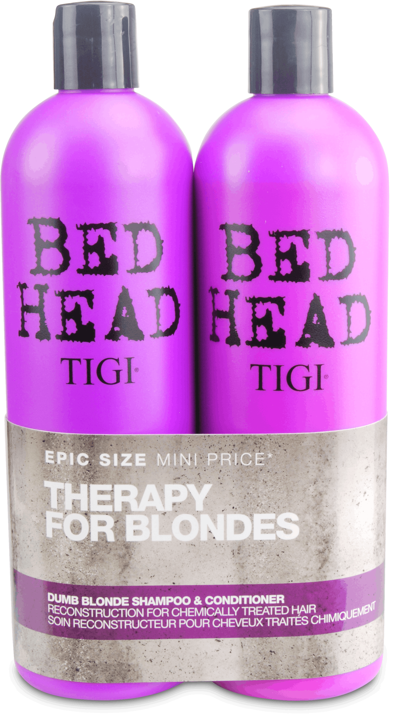 TIGI Bed Head Dumb Blonde Shampoo & Conditioner 2x750ml | Medino