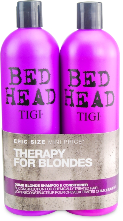Photos - Hair Product TIGI Bed Head Dumb Blonde Shampoo & Conditioner 750ml 2 Pack 