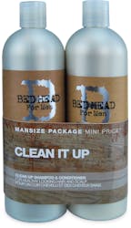 TIGI Bed Head For Men Clean Up Shampoo & Conditioner Duo 2x750ml