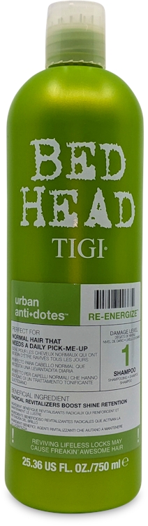 Photos - Hair Product TIGI Bed Head Re-Energize Level 1 Shampoo 750ml 