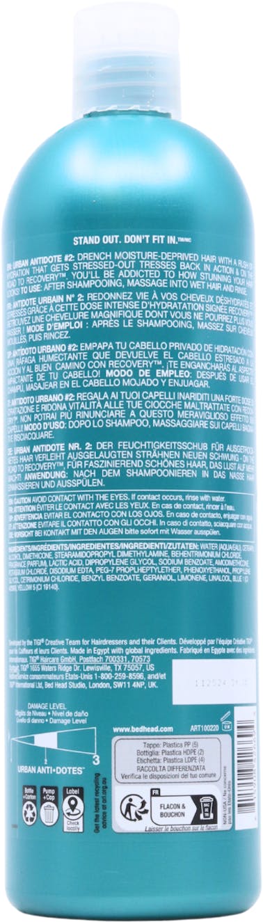 Tigi Bed Head Urban Antidotes Recovery Conditioner 750ml - 2