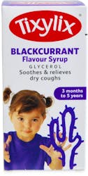 Tixylix Blackcurrant Flavour Syrup 100ml