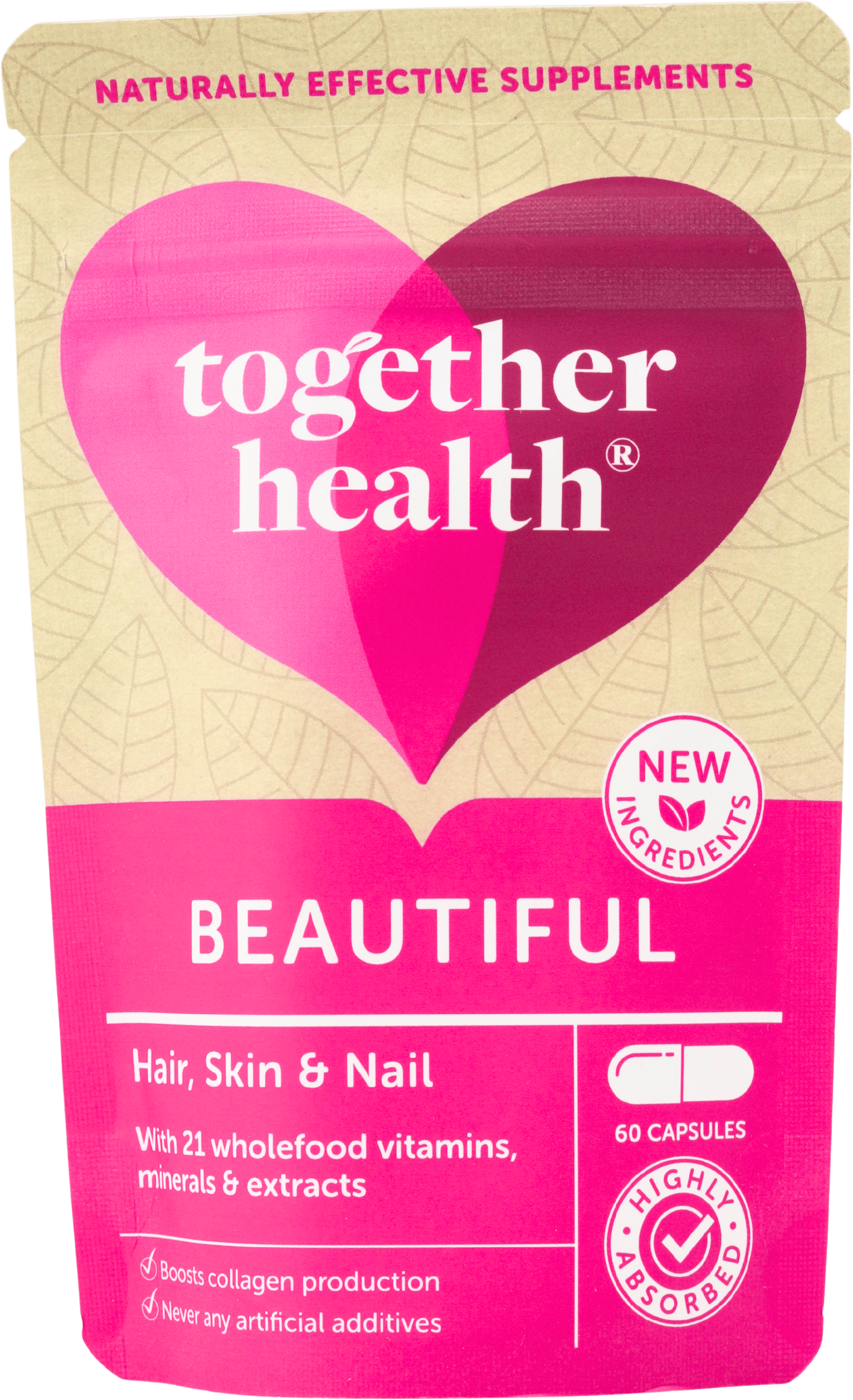 Together Health Beautiful Hair, Skin & Nail 60 Capsules