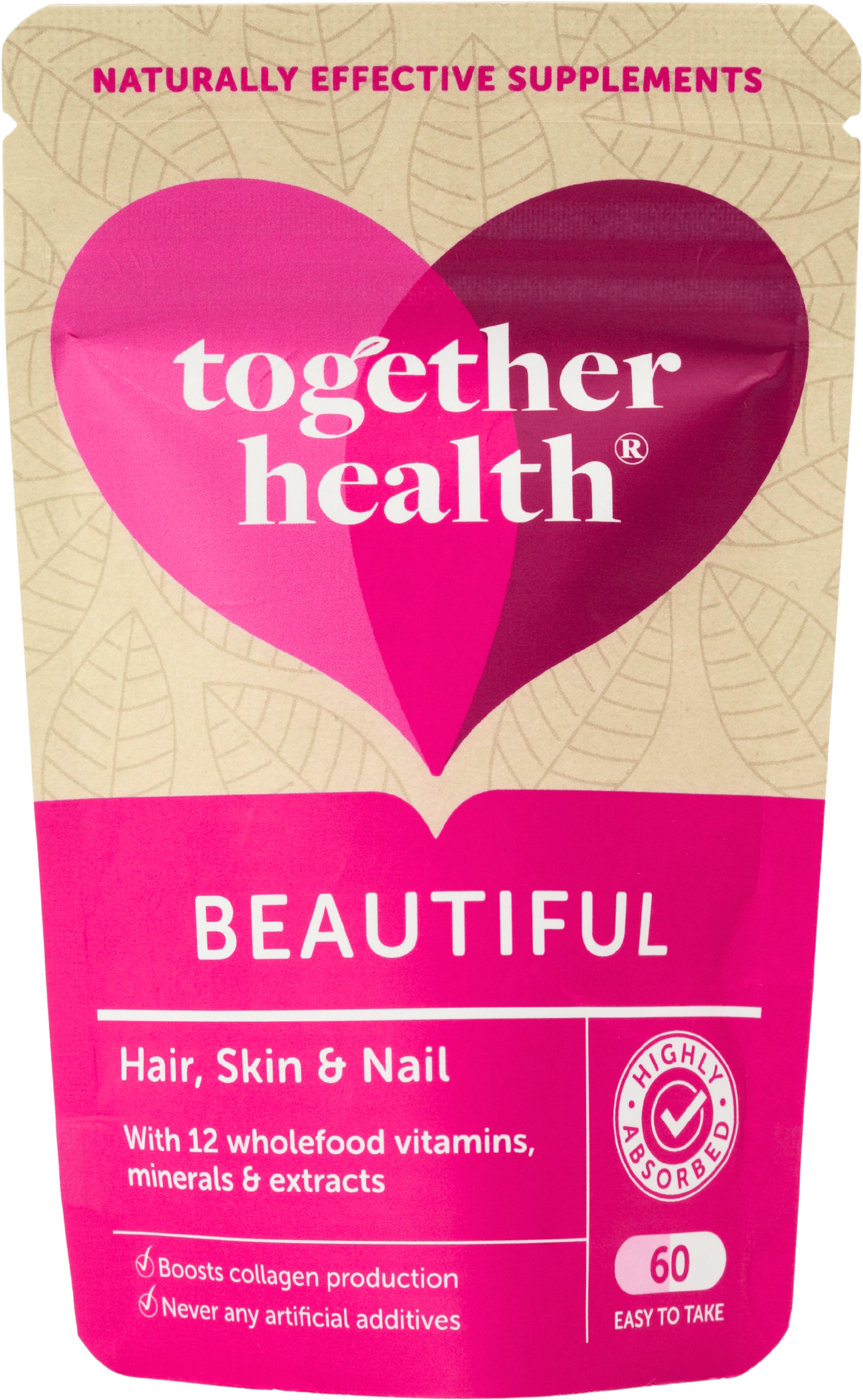 Together Health Beautiful Hair, Skin & Nail 60 Capsules