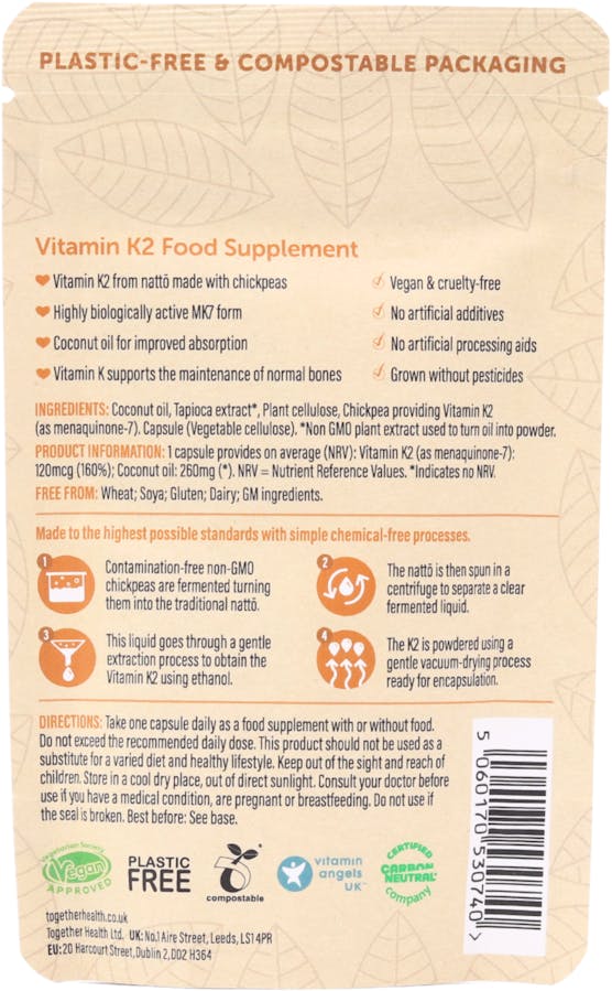 Together Health Vitamin K2 30 Capsules - 2