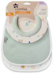 Tommee Tippee Closer to Nature Milk Feeding Bibs 2 Pack