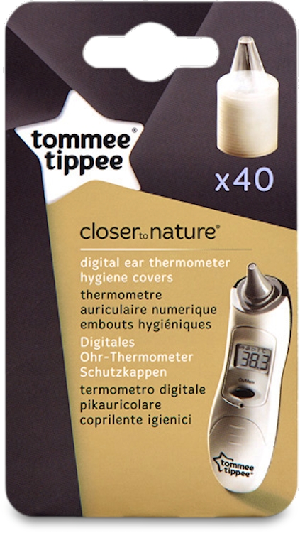 Photos - Other for feeding Tommee Tippee Digital Thermometer Hygiene Covers 40 Pack 