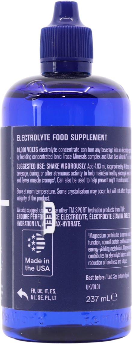 Trace Minerals 40,000 Volts Electrolyte Concentrate 237ml - 2