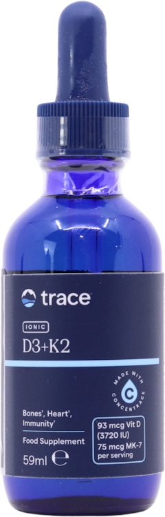 Trace Minerals Trace Minerals Ionic D3+K2 93mcg | 75mcg 59ml