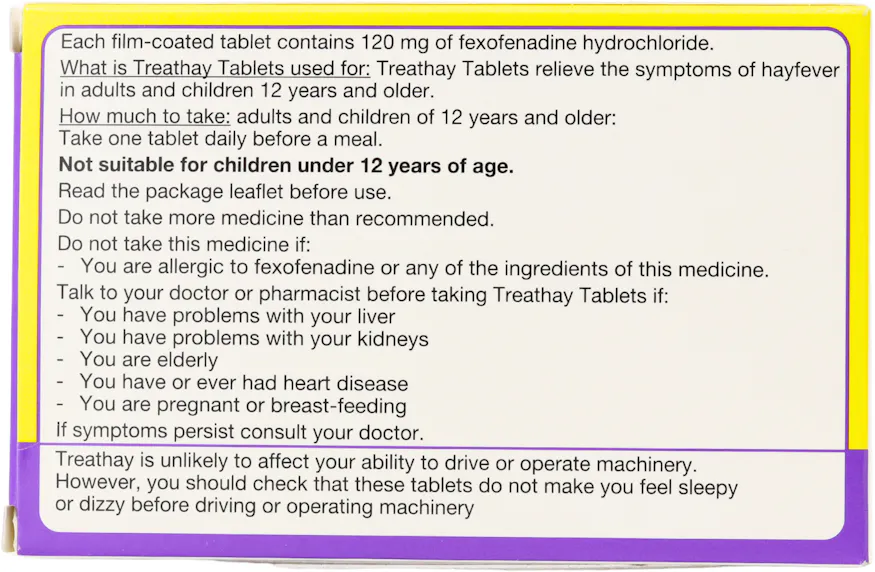 Treathay 120mg 10 Tablets - 2