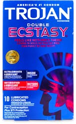 Trojan Double Ecstasy Condoms 10 pack