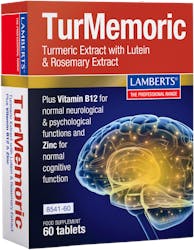 Lamberts TurMemoric Turmeric Extract with Lutein & Rosemary 60 Tablets