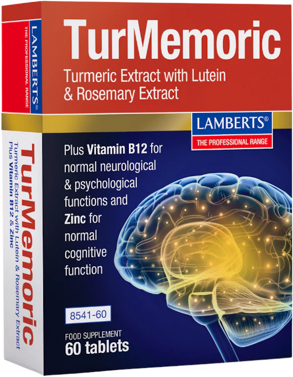 Lamberts TurMemoric Turmeric Extract with Lutein & Rosemary 60 Tablets ...