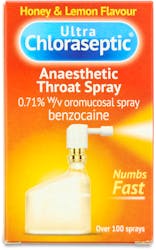Ultra Chloraseptic Anaesthetic Throat Spray Honey & Lemon 15ml