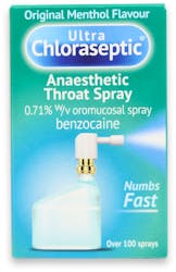 Ultra Chloraseptic Anaesthetic Throat Spray Original Menthol Flavour 15ml