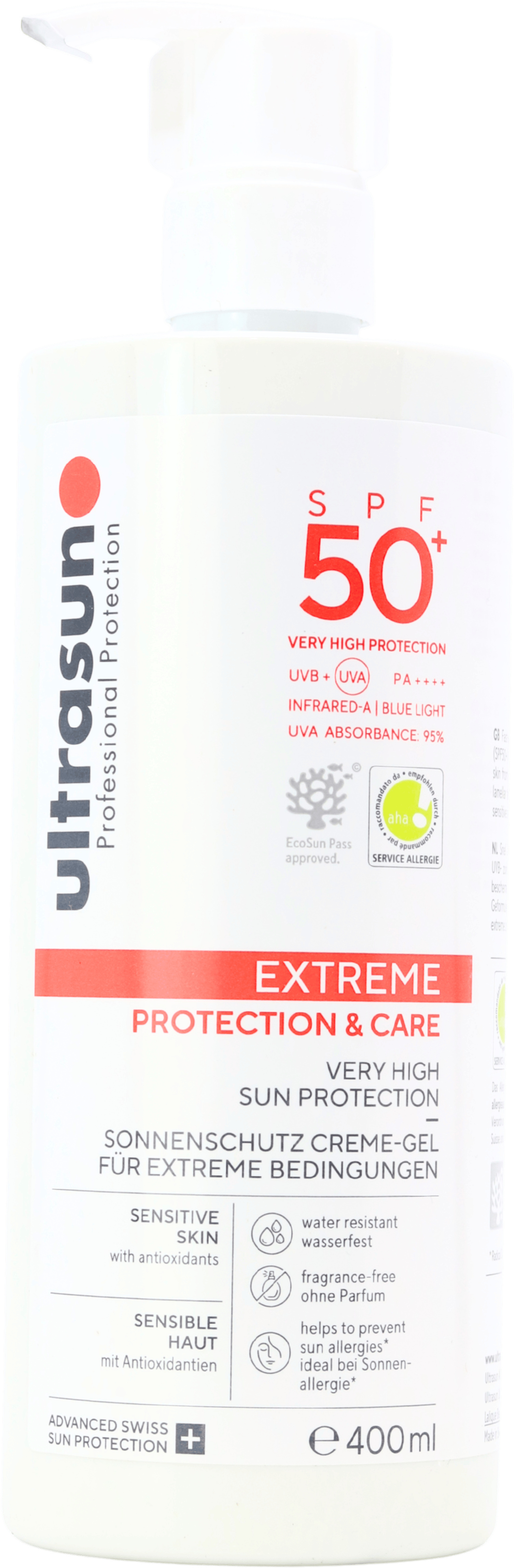 Ultrasun Extreme SPF50+ Suncream 400ml