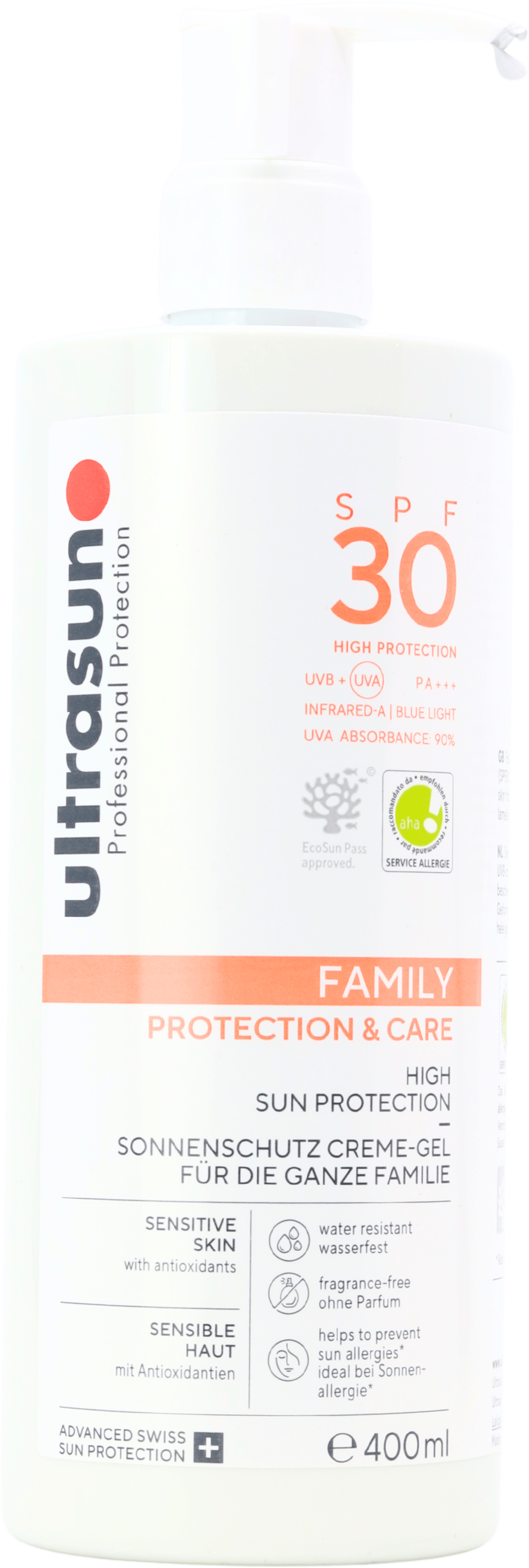 Ultrasun Family SPF30 Suncream 400ml