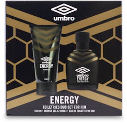 Umbro Energy Gift Set Shower Gel & Eau De Toilette