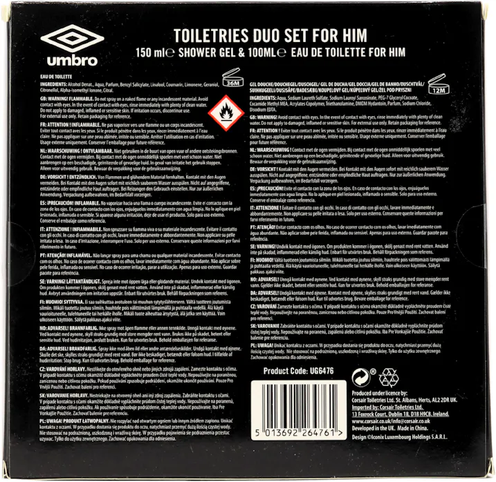 Umbro Toiletries Duo Set for Him - 2