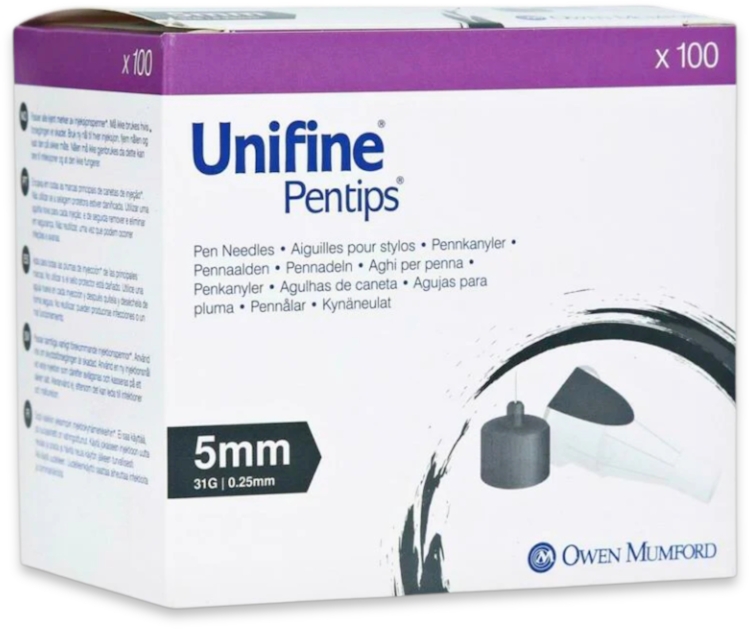 Unifine Pentips 5mm 31 Gauge 100