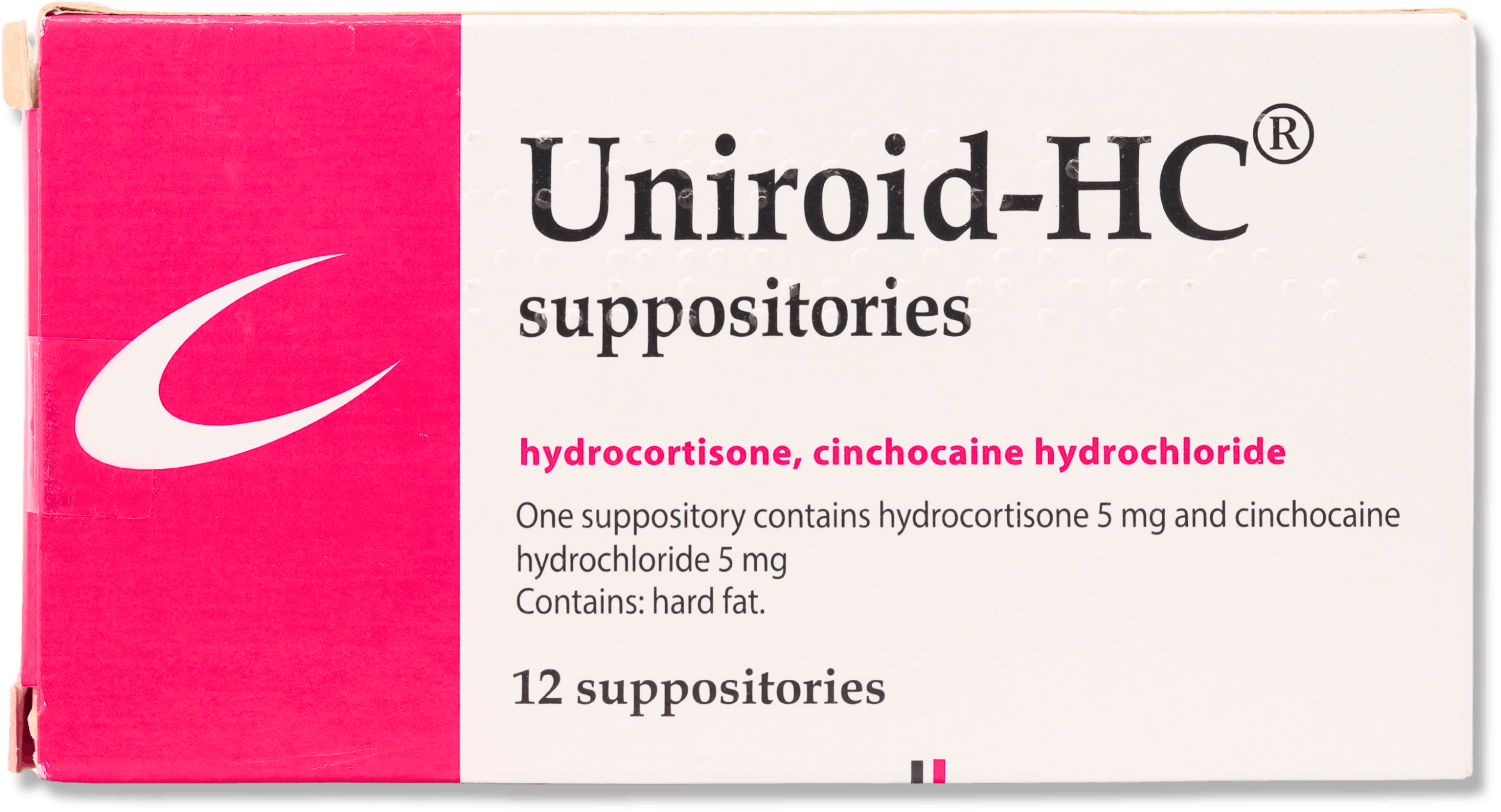 Uniroid-HC Suppositories 12 Pack