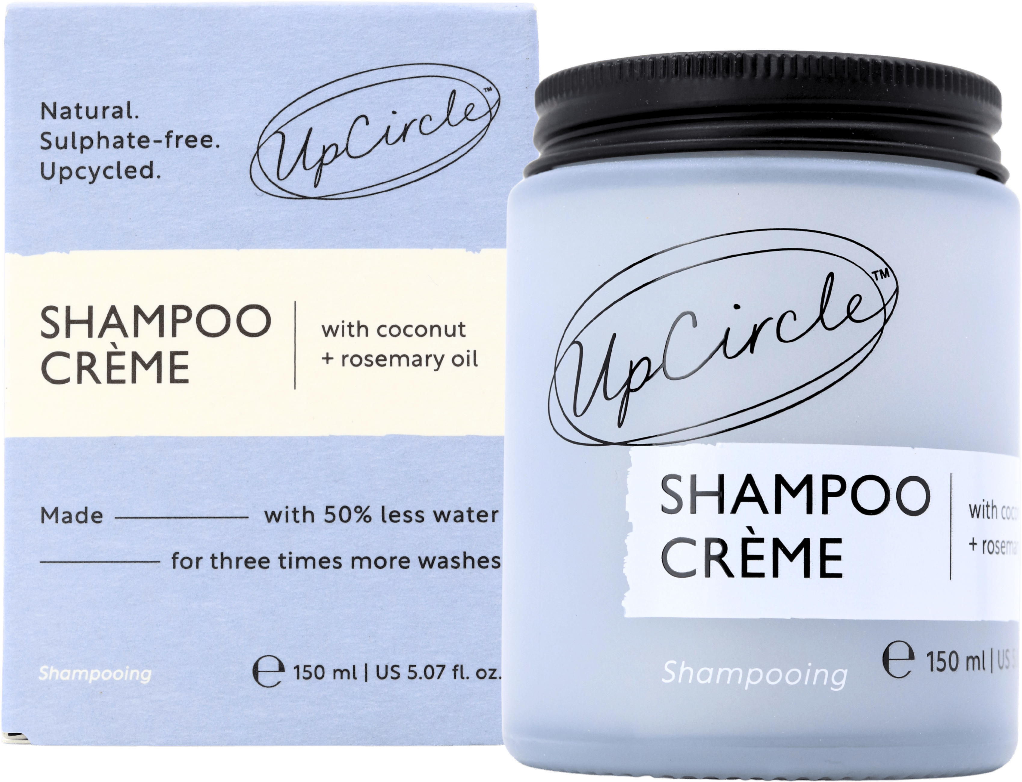 UpCircle Shampoo Crème with Coconut & Rosemary Oil 150ml