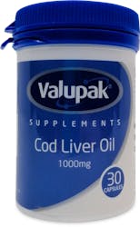 Valupak Cod Liver Oil 1000mg