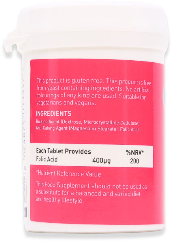 Valupak Folic Acid 400µg 90 Tablets - 3