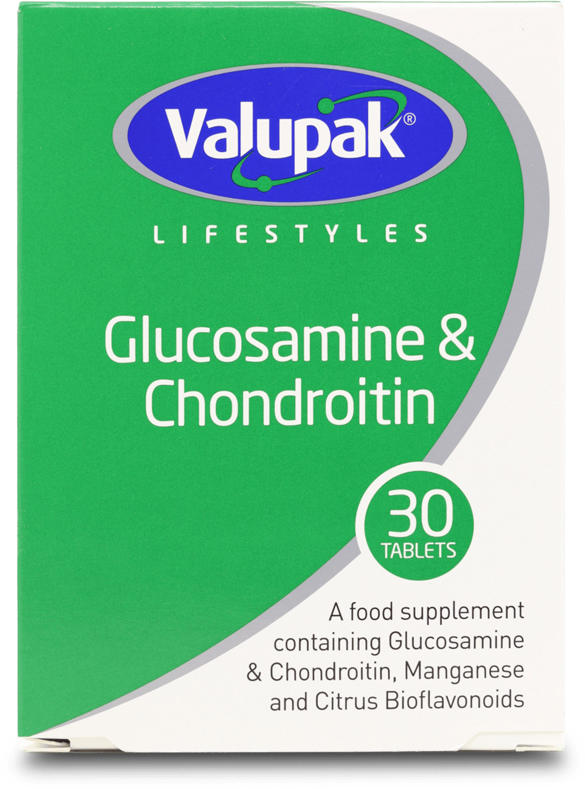 Valupak Glucosamine & Chondroitin 30 Tablets
