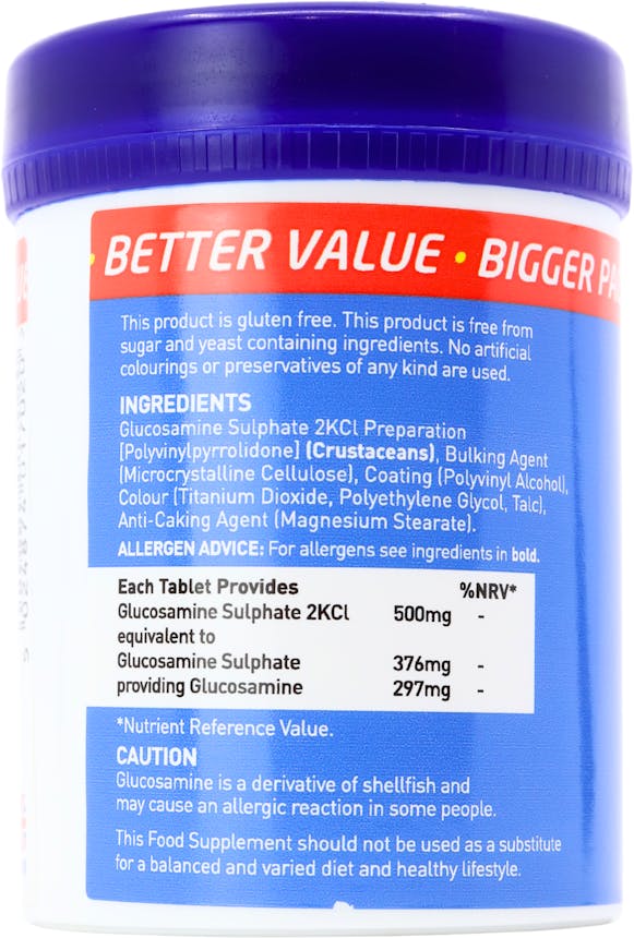 Valupak Glucosamine Sulphate 500mg Tablets 90 Pack - 2