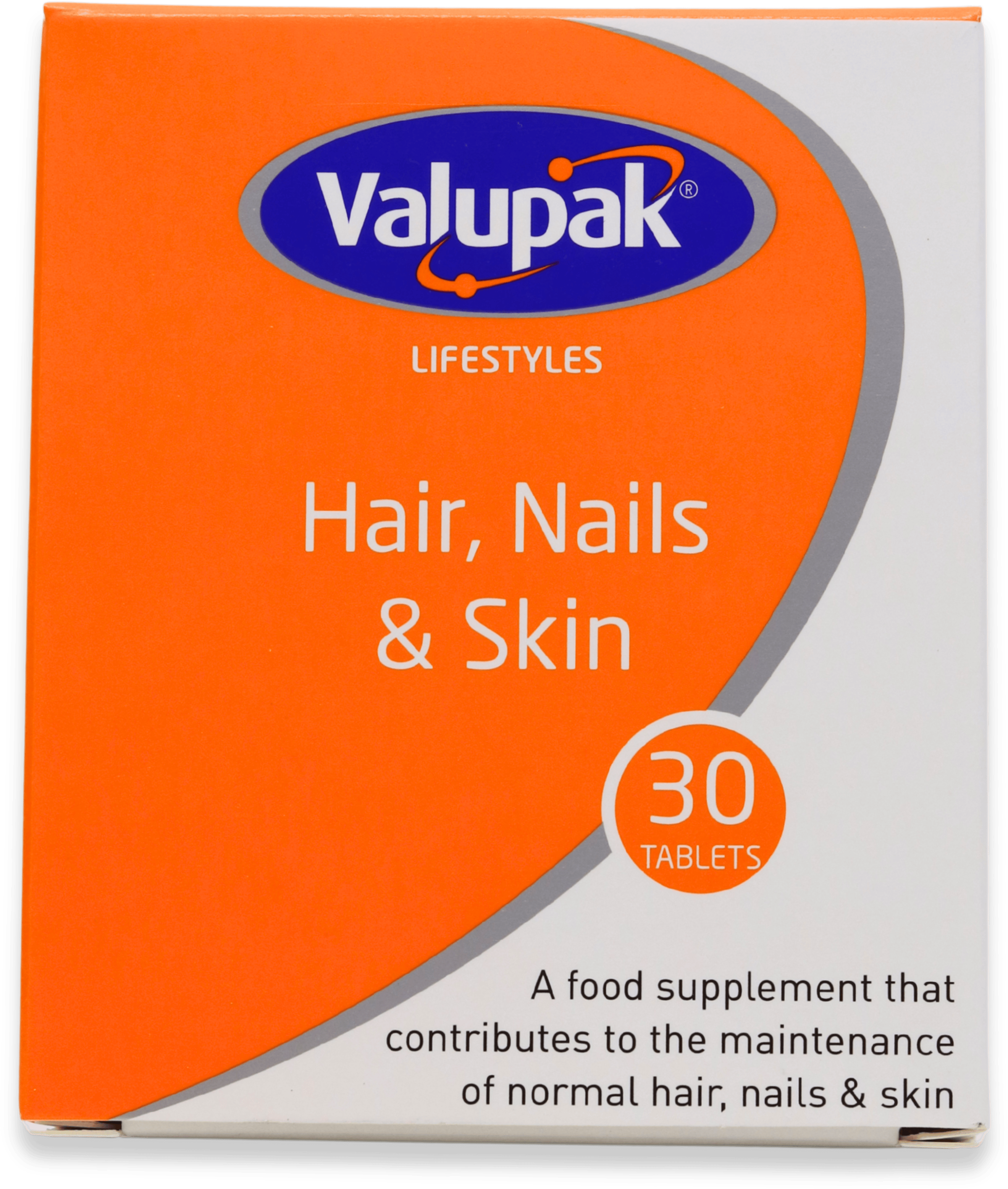 Valupak Hair, Nails & Skin 30 Tablets