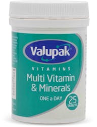 Valupak Multi Vitamin & Minerals 25 Tablets