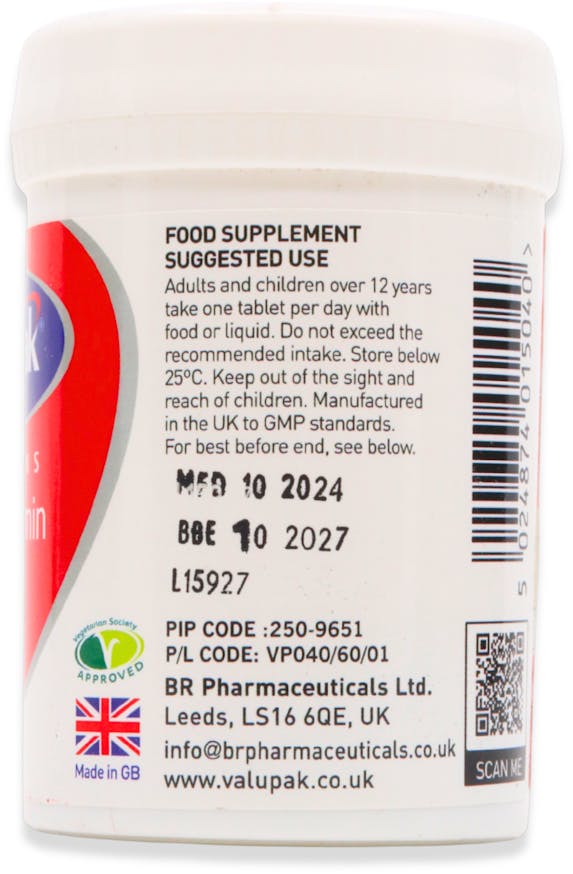 Valupak Multivitamin & Iron 60 Tablet - 2
