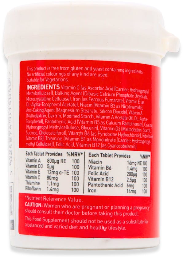 Valupak Multivitamin & Iron 60 Tablet - 3