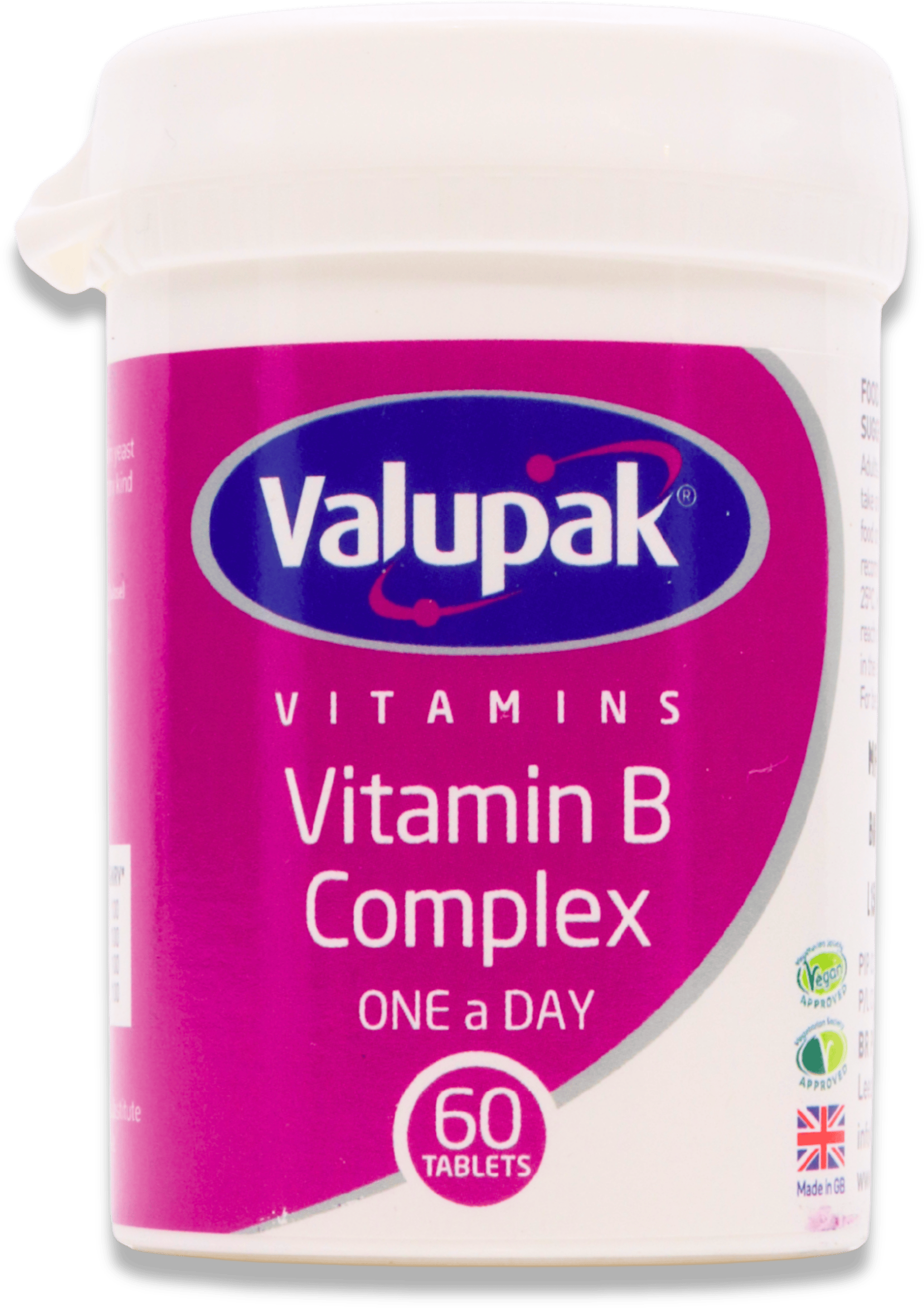 Valupak Vitamin B Complex 60 Tablets