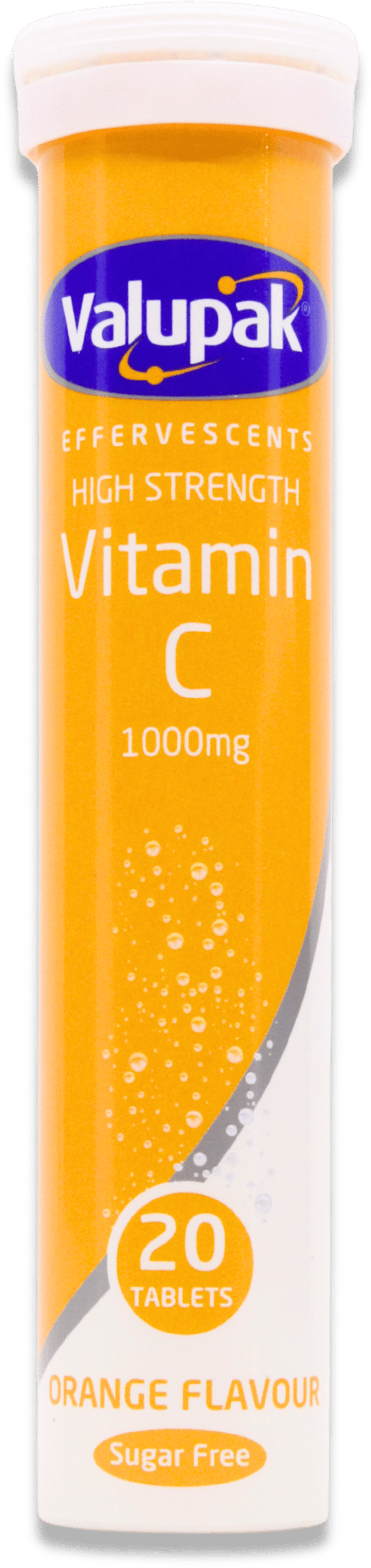 Valupak High Strength Vitamin C 20 Effervescent Tablets