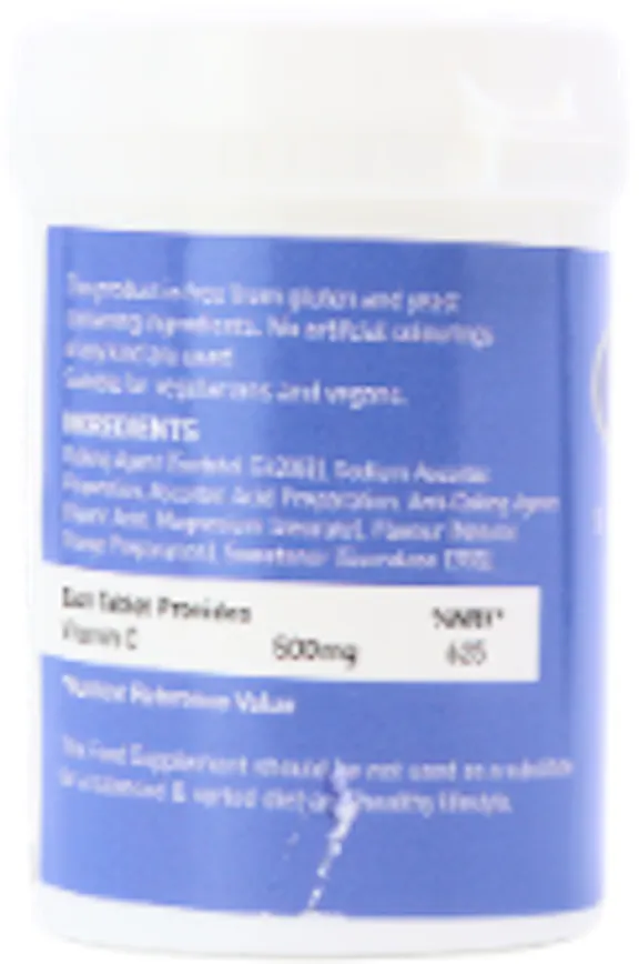 Valupak Chewable Vitamin C 500mg 30 Tablets - 3