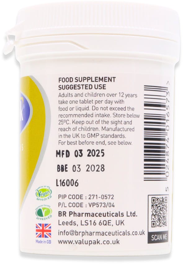 Valupak Zinc 10mg 60 Tablets - 2