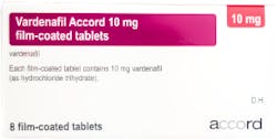 Vardenafil Accord 10mg (PGD) 8 Tablets