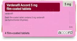 Vardenafil Accord 5mg (PGD) 4 Tablets