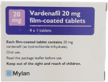 Vardenafil mylan 20 mg