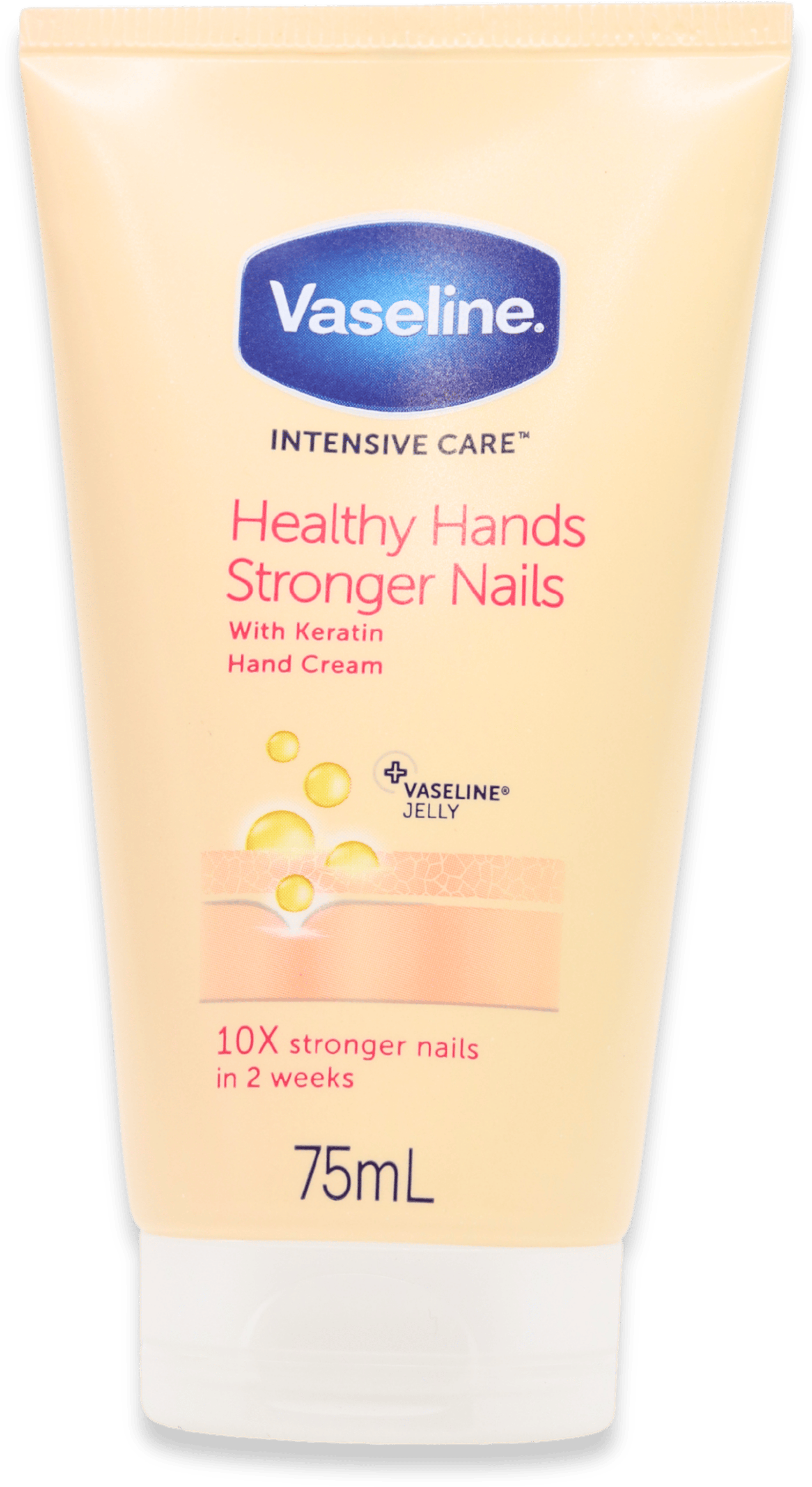 Vaseline Intensive Care Healthy Hands Stronger Nails Hand Cream 75ml